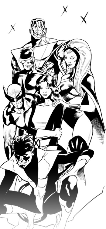 paulrenaud - X-Men wip Shipping this into a time capsule, back to...