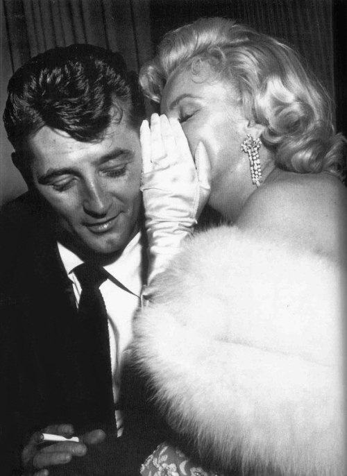 marilyn-monroe-collection:Marilyn Monroe and Robert Mitchum at...