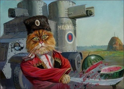 gunrunnerhell - Comrade CatzinskyI post a kitten napping with a...