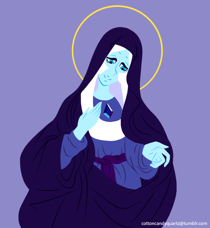 Blue as the good ol’ Mary, mother of Jesus~ Honestly Blue D looks good in any time period style and I wouldn’t say I’m the super religious type but I was LIVING for the idea of her in a biblical look...