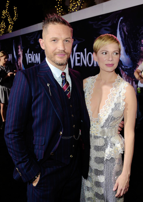 michellewilliamsdaily - Tom Hardy & Michelle Williams at the...