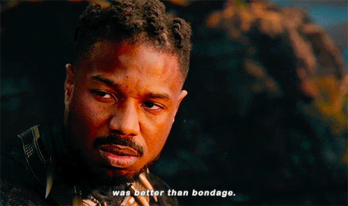 Erik Killmonger | THE HUNTERS تقرير | All This Death just so I could Kill you  Tumblr_p84b3bMSik1sn4rt4o4_500