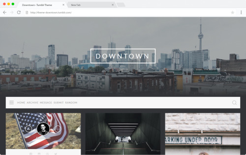 DowntownModern and clean portfolioDowntown is a minimal easy...