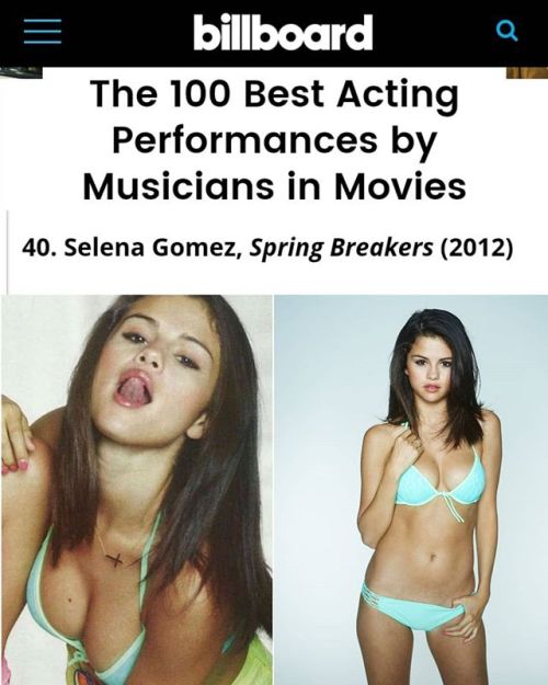 selenagomezecu - The 100 Best Acting Performances by Musicians in...
