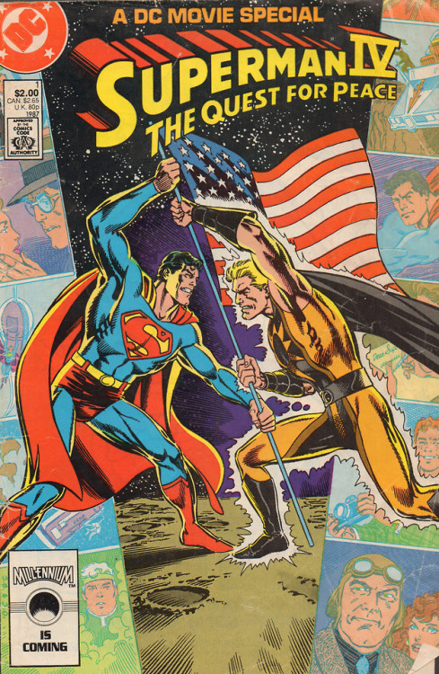 butteredpopculture - The comic adaptation of Superman IV The...