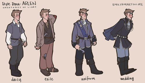 Had to do Arlen after I did Sorcha. What a nerd.Arlen’s general...