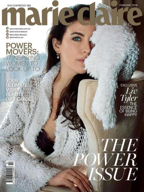lovelylivtyler - Liv covers Marie Claire Malaysia - Feb 2018,...