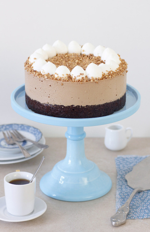 beautifuldesserts - Coffee Mousse Cake with Chocolate and...