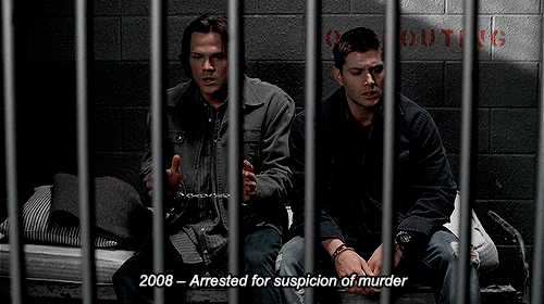 out-in-the-open - Sam and Dean’s rap sheet just keep getting more...