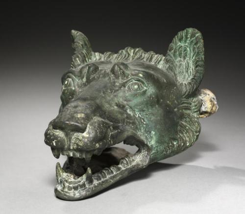 theancientwayoflife:~Wolf-Head Barge Fixture.Date: A.D....