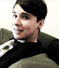 sartysarty - philsextendedbday - martisun - here’s a bunch of gifs of dan looking at phil like he&rs