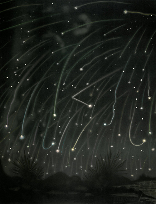 the-cinder-fields - Etienne Trouvelot, November Meteor Showers,...