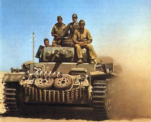 bmashina - The African corps of the Wehrmacht in colour.