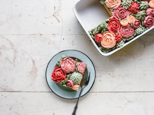 girlinthepark - Molly Yeh | Rose-Topped Rosewater Cake. 