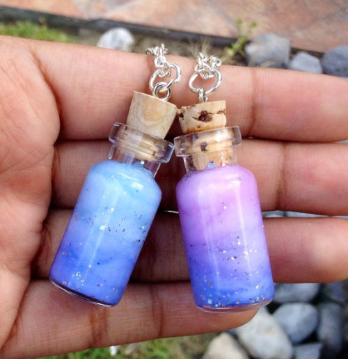 bottle necklace on Tumblr