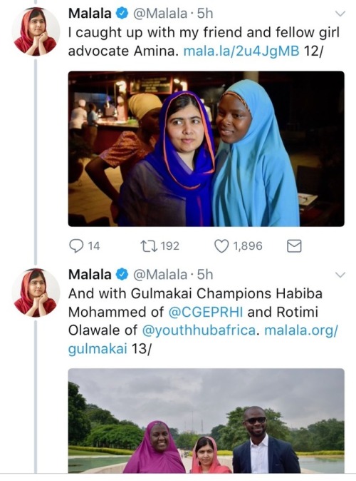 queerafricanboy:weavemama:Malala really is a class act for...