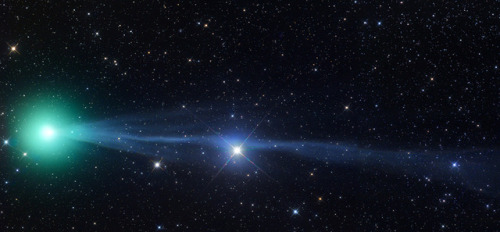 space-pics - Comet Lovejoy [ 981 x 456 ]