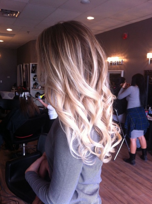 Blonde ombre on Tumblr