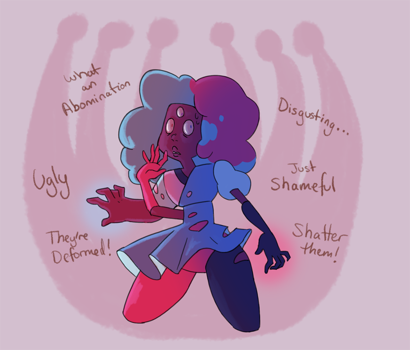 Garnet worked hard to get to where she is