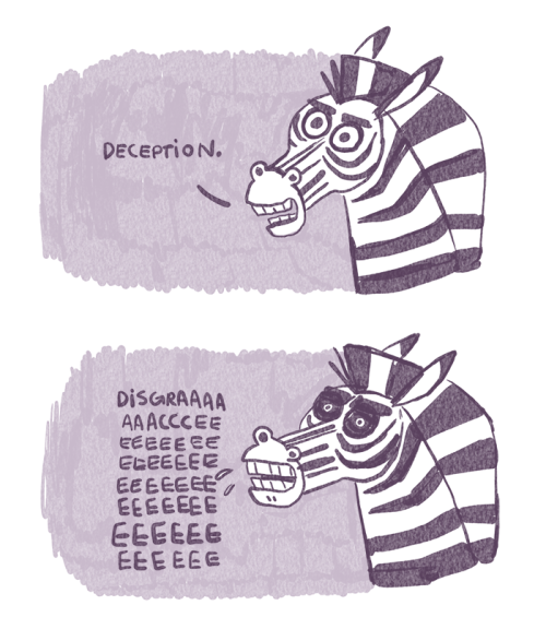 sketchinthoughts - i think about this zebra on a daily basis