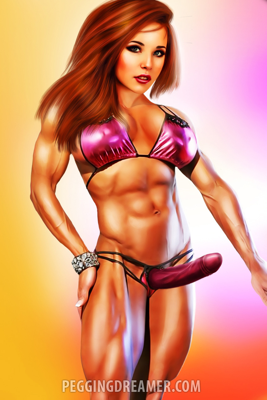 Muscle Girls With Strap-Ons