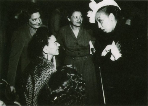 veryfemmeandantifascist - crackparis - Frida Kahlo meeting...