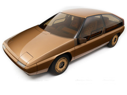 1981. Mazda MX-81 Aria concept car, designed by the Bertone...