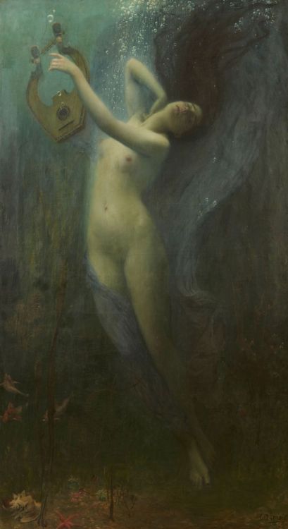la-catharsis - Charles Amable Lenoir - The Death of Sappho (1896)