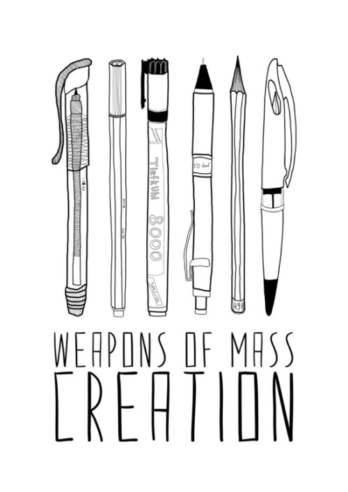 bestof-society6 - weapons of mass creation by Bianca Green