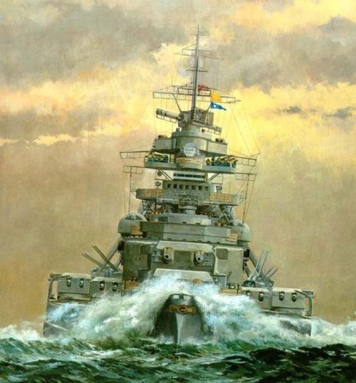 bmashine:Horst Helmus. Battleship “Bismarck”.
