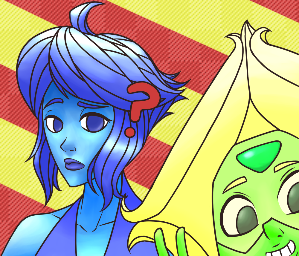 Been awhile since I did anything. Lapis and Peridot are two of my favorite characters from Steven Universe