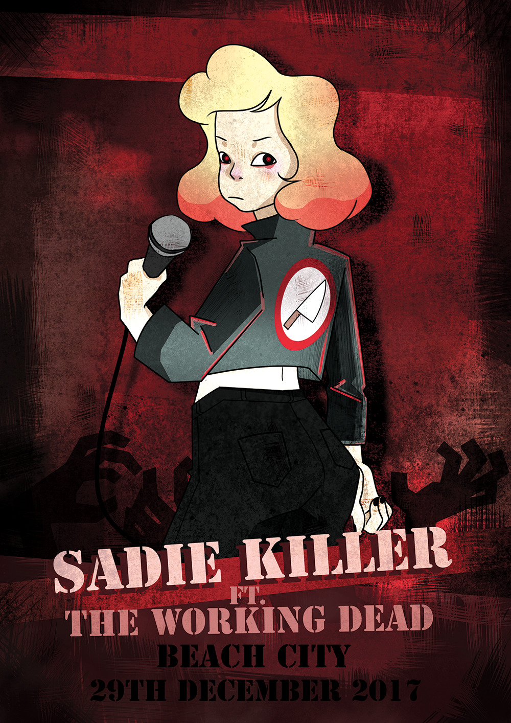Sadie Killer and the Working Dead, coming to a city near you! Will be available as a print at deecon!