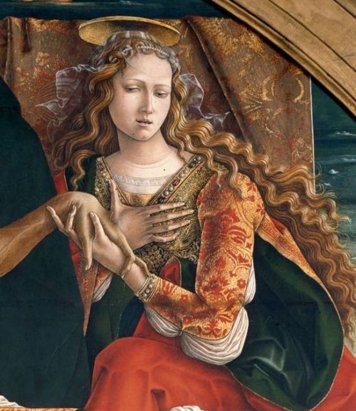 rubenista:Carlo Crivelli, Pietà (detail), 1493