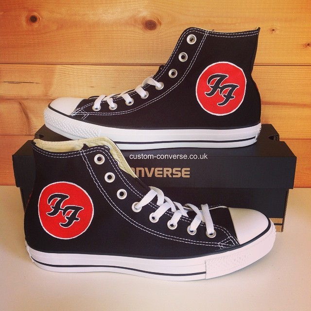 Foo Fighters Converse #converse #customconverse...