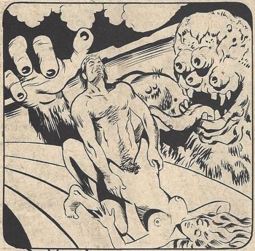 comicbooknudes - Death Rattle #3, “Split Screen.” Art by Mike...