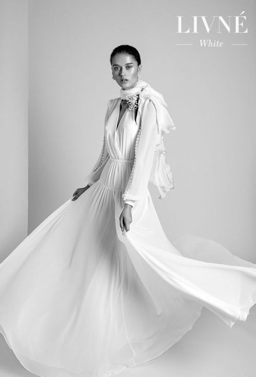 Livné White Wedding Dresses are Perfect for the Modern Bride |...