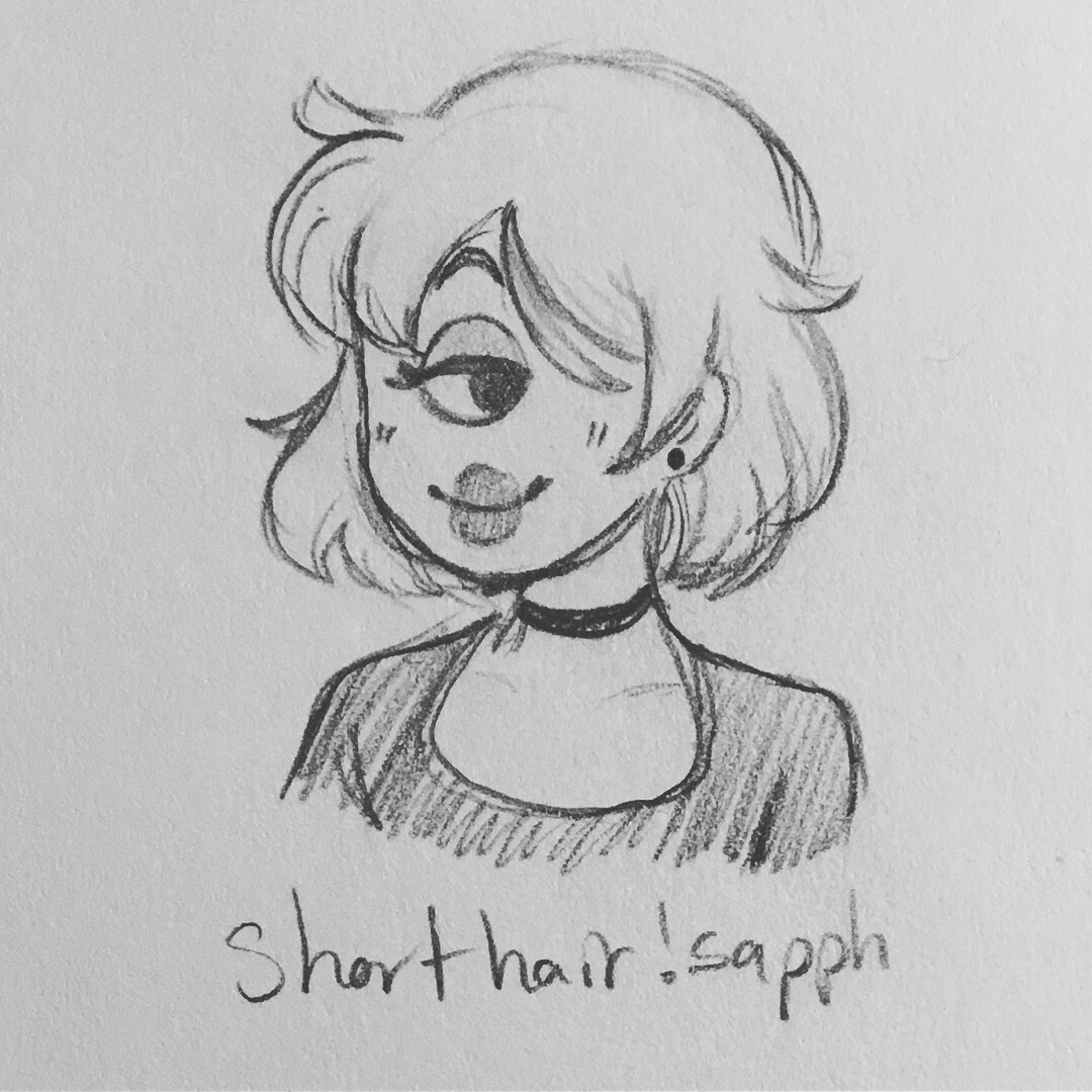 Shorthair!sapph sketch and in color.