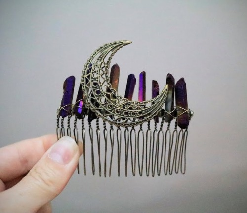 sosuperawesome - Crystal Crowns and Hair Combs, by Foxwood...
