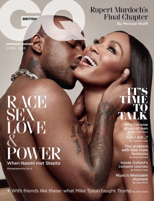 jasnacole - Skepta and Naomi Campbell for British GQ Magazine. 