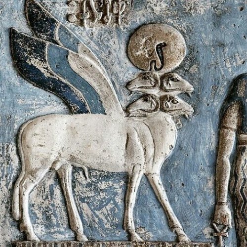grandegyptianmuseum - Relief depicting the fertility god...