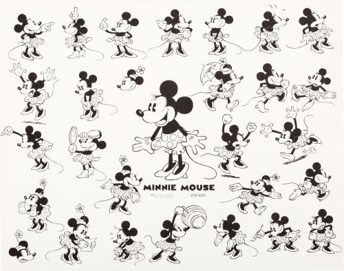 the-disney-elite - Vintage Mickey and Minnie Mouse model...
