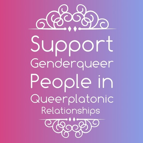 genderqueerpositivity - (Image description - a pink and blue...