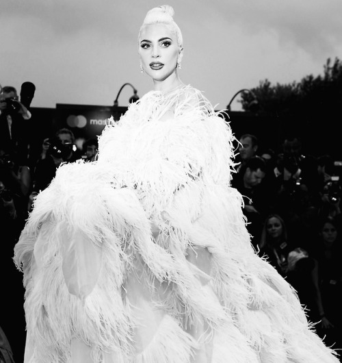 black-and-white-gaga - 8/31/2018 - At the premier of “A Star is...