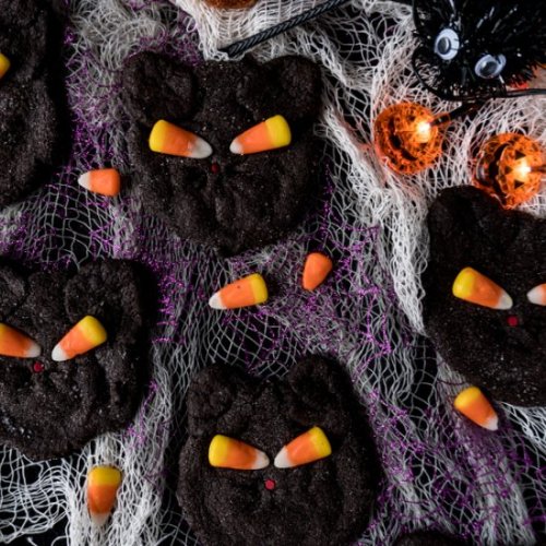 Black Cat Sugar Cookies Follow Me @FlirtyDesserts for...