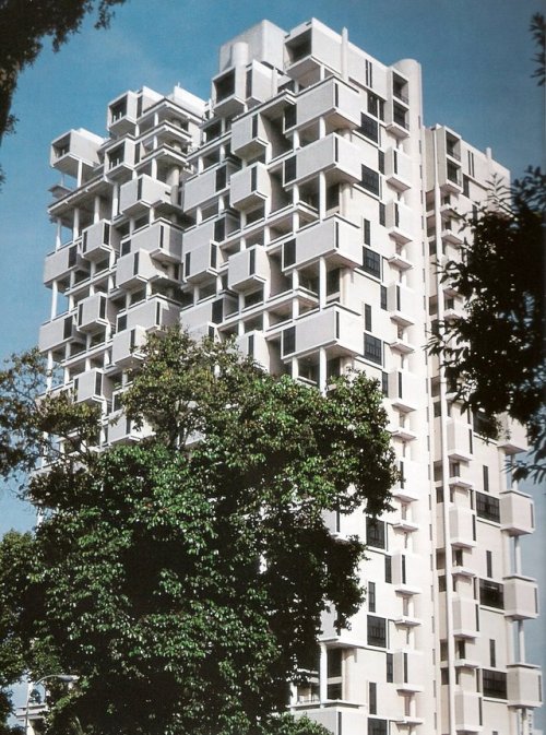 germanpostwarmodern - Collonade Condominiums (1980-86) in...
