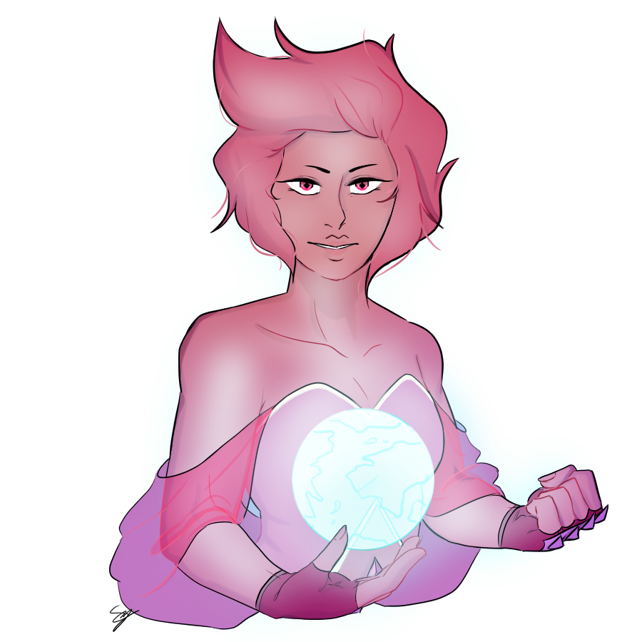 @steven-universe-reborn requested something for their birthday, so I drew their version of PD. Happy birthday dude, your comic is awesome!