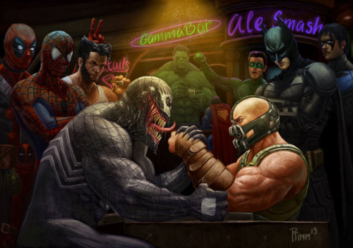 ihaveaparasite - comics-station - Venom vs Bane … who wins?And...