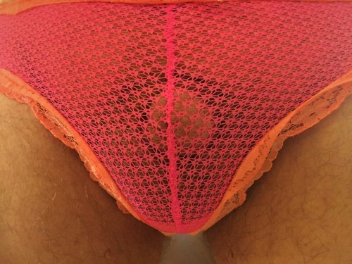 Pink & Peach Mesh Cheeky Panties #01C,11,11R