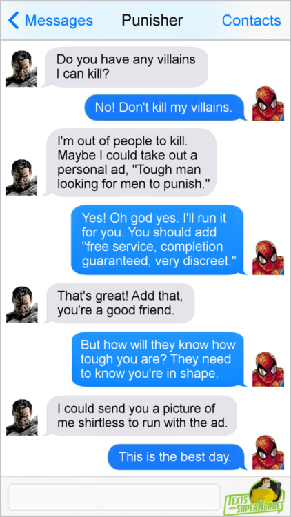 tiger-thoughts-and-things - fromsuperheroes - Texts From...