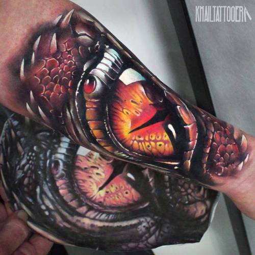 By Khail Aitken, done at Youngbloods Tattoo Studio, Rockingham.... khailaitken;anatomy;big;dragon;eye;facebook;realistic;twitter;inner forearm;mythology